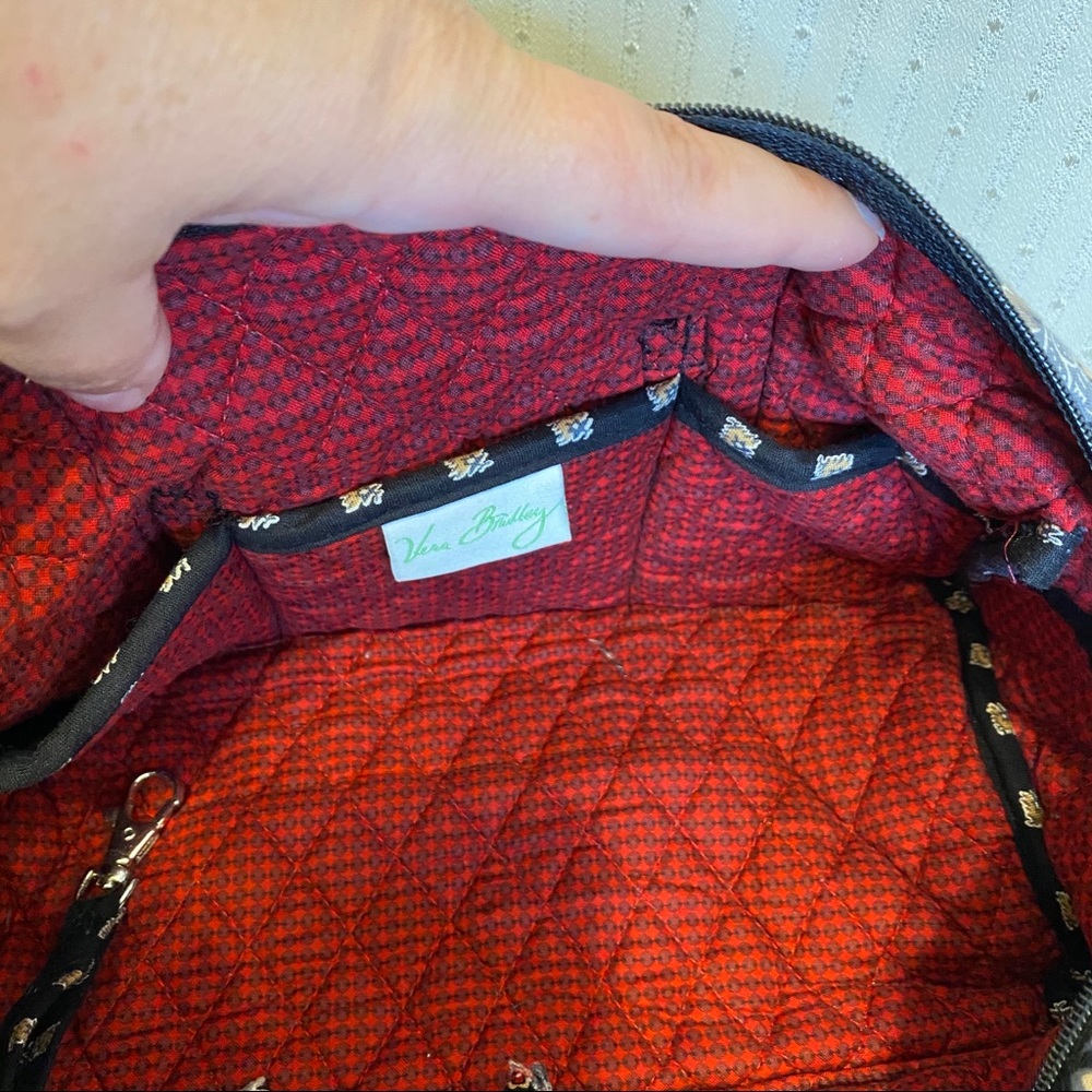 Vera Bradley black and red medium sized purse - Picture 7 of 10